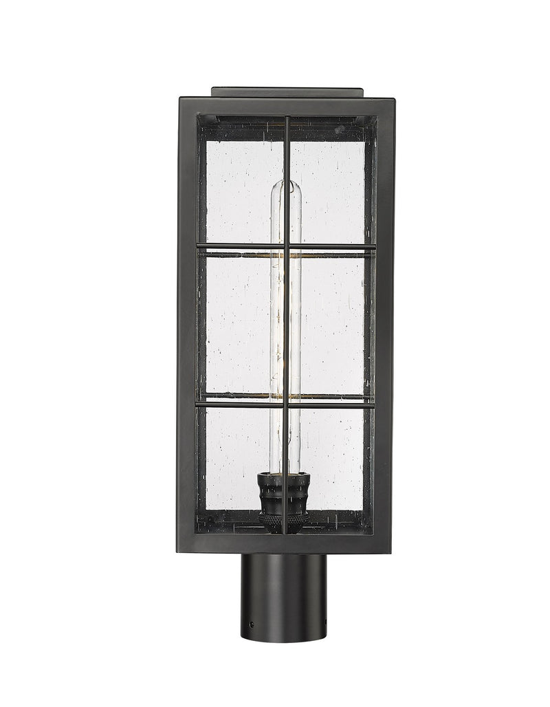 Millennium - 10841-PBK - One Light Outdoor Post Lantern - Jaxson - Powder Coated Black
