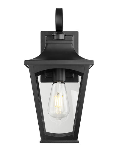 Millennium - 10911-PBK - One Light Outdoor Wall Sconce - Curry - Powder Coated Black