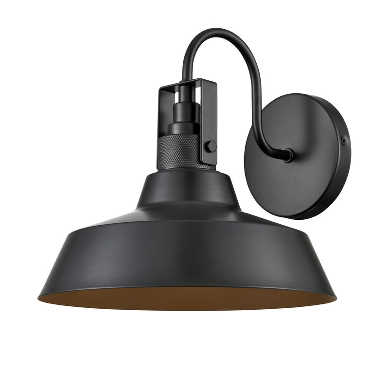 Millennium - 71101-PBK - One Light Outdoor Wall Sconce - Axell - Powder Coated Black