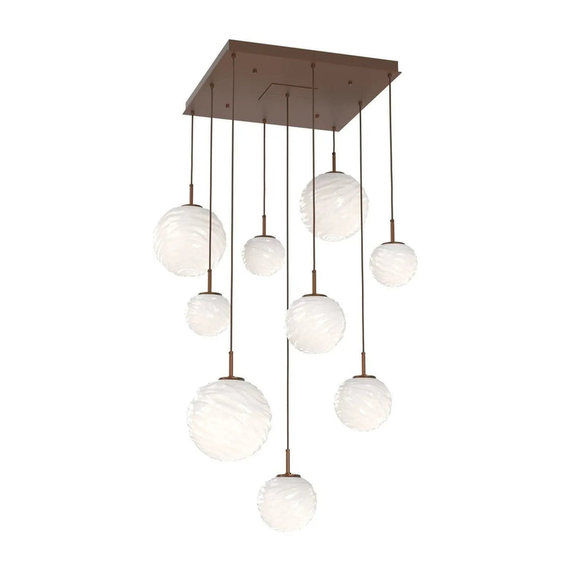 Gaia Square LED Multi Light Pendant