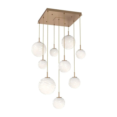 Gaia Square LED Multi Light Pendant