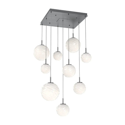 Gaia Square LED Multi Light Pendant