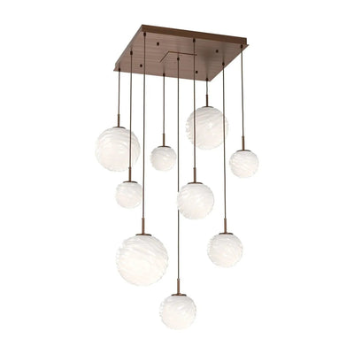 Gaia Square LED Multi Light Pendant