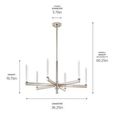 Sycara Chandelier 1 Tier Medium