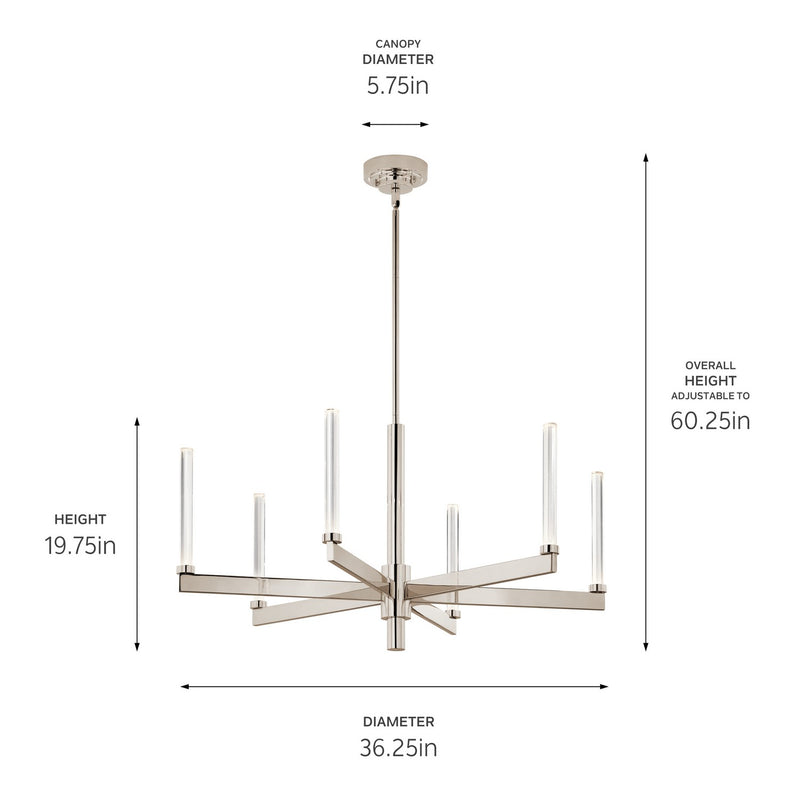 Sycara Chandelier 1 Tier Medium