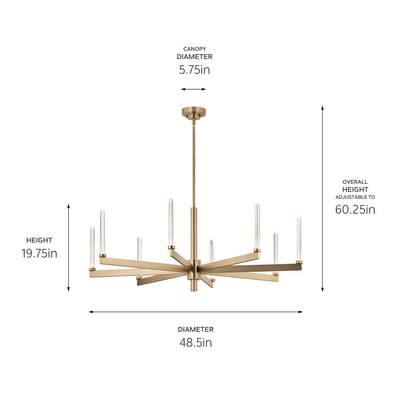 Sycara Chandelier 1 Tier Large