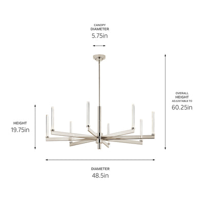 Sycara Chandelier 1 Tier Large