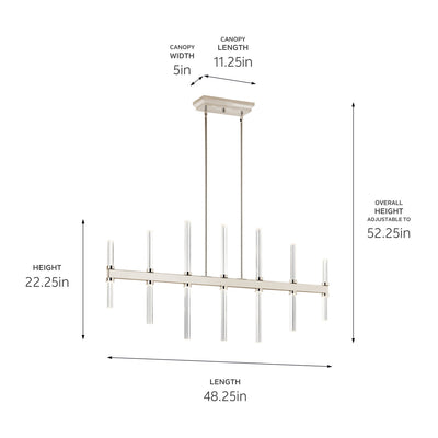 Sycara Linear Chandelier