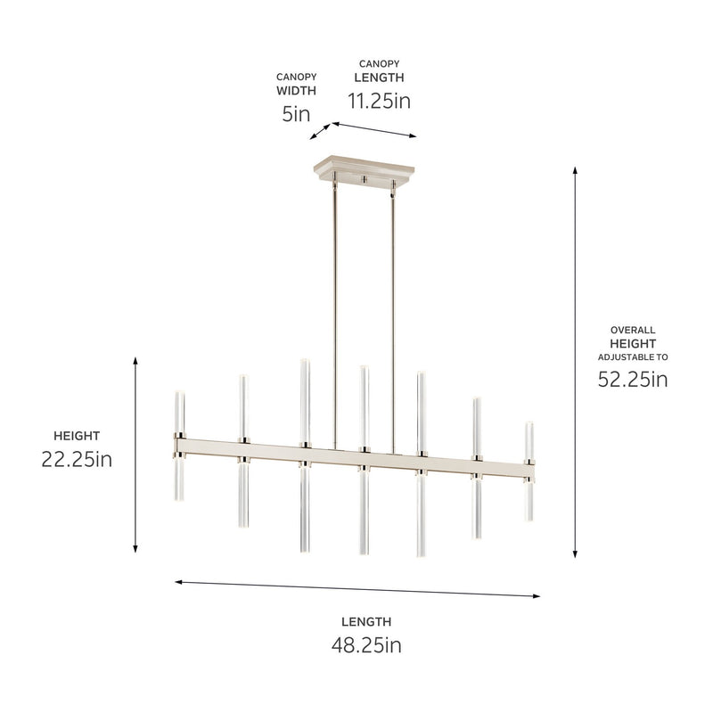 Sycara Linear Chandelier