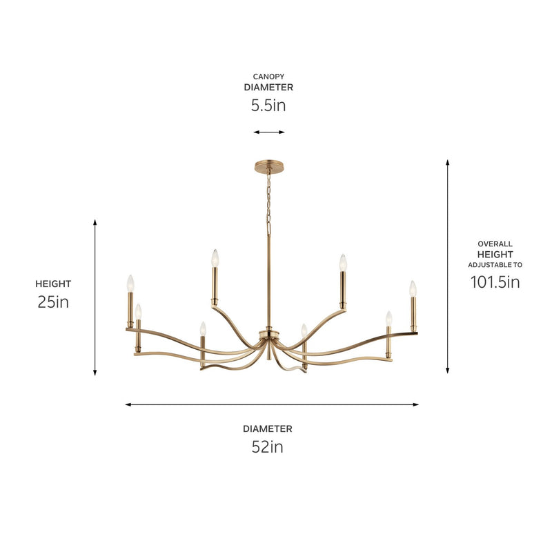 Malene Linear Chandelier