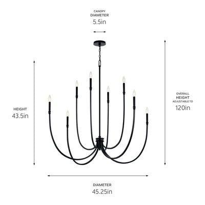 Malene Round Chandelier
