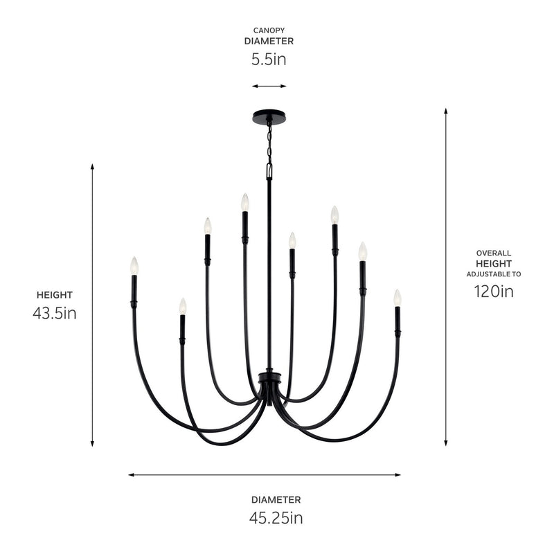 Malene Round Chandelier