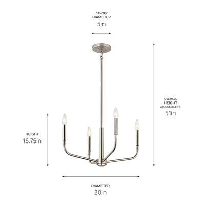 Madden Chandelier/Semi Flush