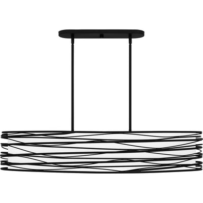 Spiral Linear Chandelier