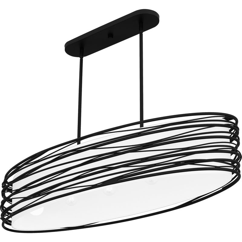 Spiral Linear Chandelier