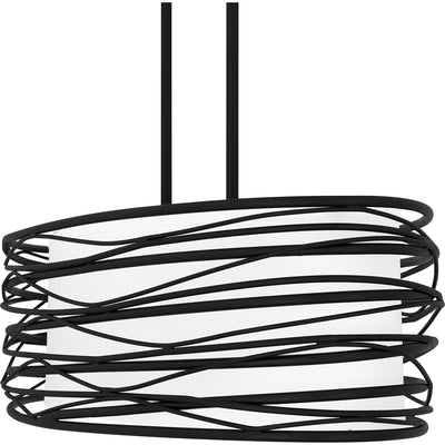 Spiral Linear Chandelier