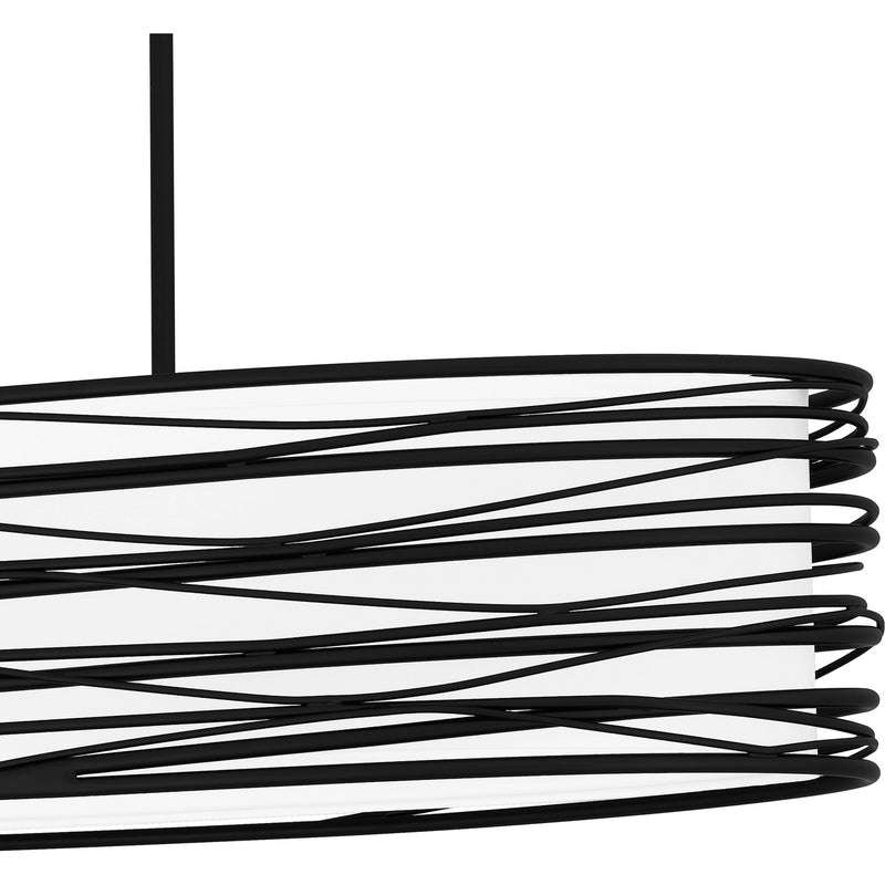 Spiral Linear Chandelier