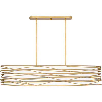 Spiral Linear Chandelier