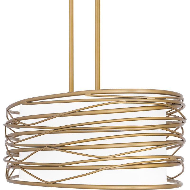 Spiral Linear Chandelier
