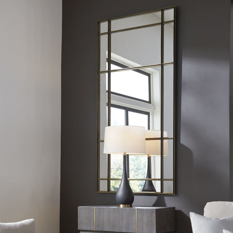 Spurgeon Gold Window Mirror