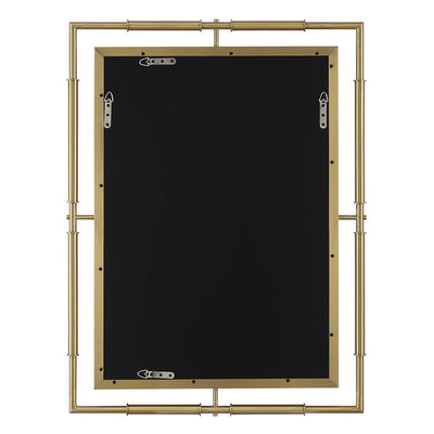 It's All Connected Rectangle Brass Mirror