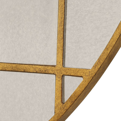 Geometric Geometric Round Mirror
