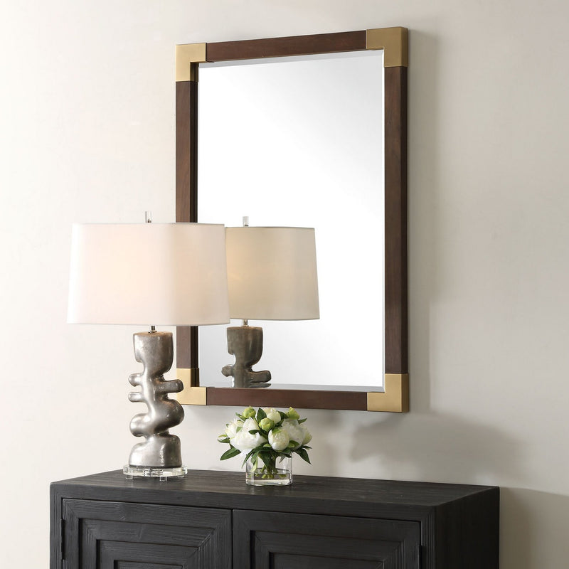 Rhea Walnut Mirror