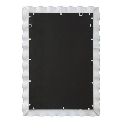Haya Scalloped White Mirror