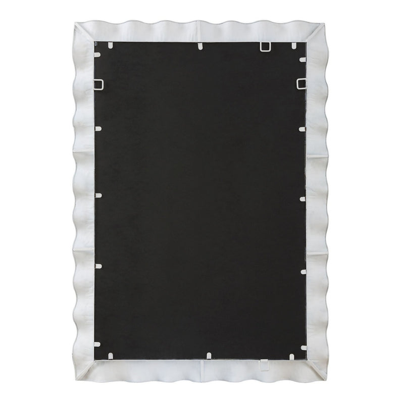 Haya Scalloped White Mirror