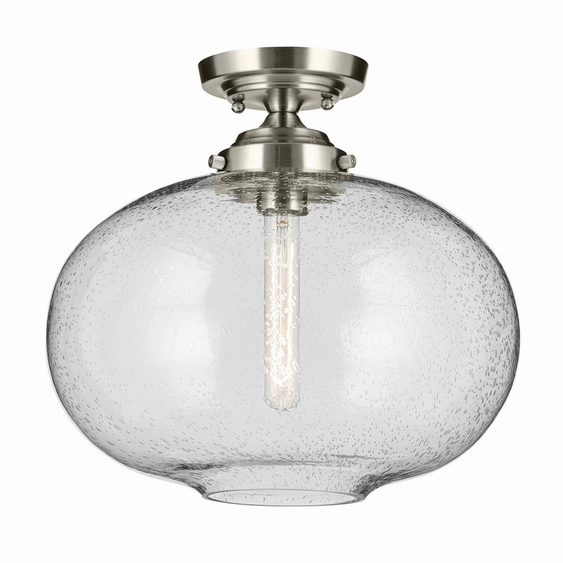 Kichler - 43913NI - One Light Flush Mount - Avery - Nickel