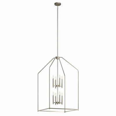 Kichler - 52724NI - Eight Light Foyer Pendant - Madden - Brushed Nickel
