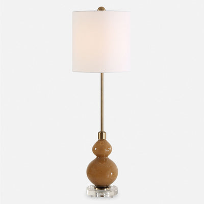 Sienna Caramel Glass Buffet Lamp