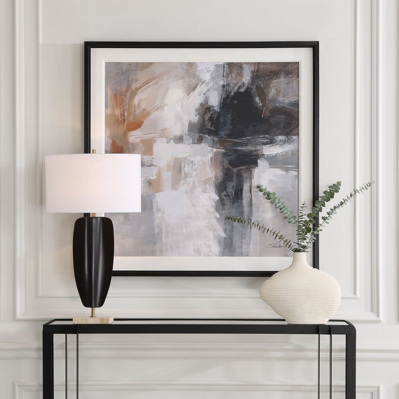 Wings Neutral Abstract Art