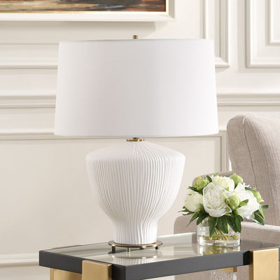 Maisie White Table Lamp