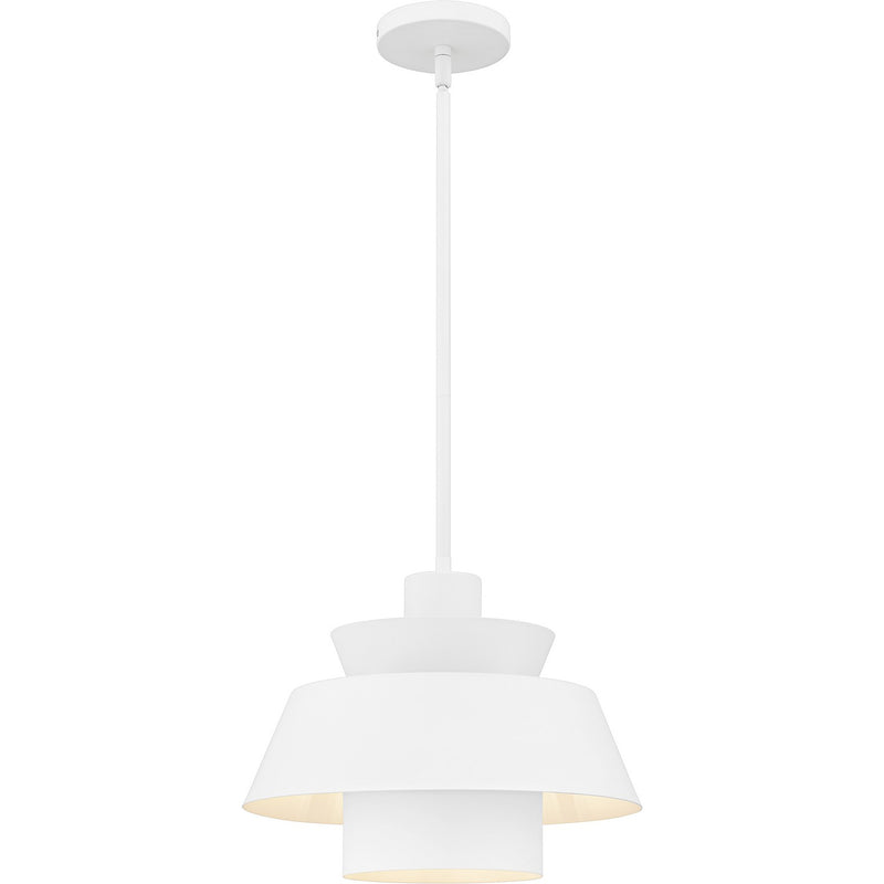 Quoizel - LMI1814W - One Light Pendant - Lumi - Matte White