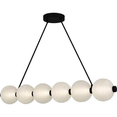 Quoizel - PCCAD144MBK - LED Linear Chandelier - Clarendon - Matte Black