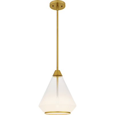 Quoizel - QP6750BRG - One Light Mini Pendant - Haze - Brushed Gold