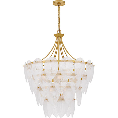 Quoizel - QP6766GFL - Seven Light Pendant - Lilestone - Gold Leaf