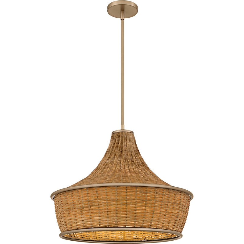 Quoizel - QP6770BGD - Three Light Pendant - Solebay - Bronze Gold