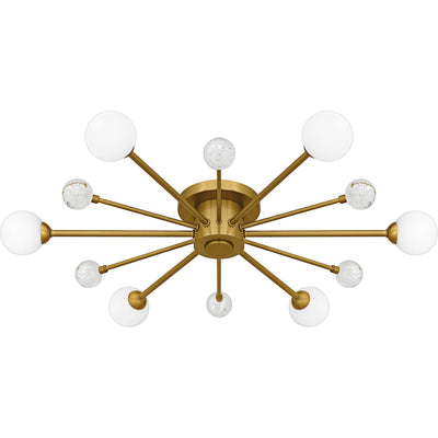 Quoizel - QSF6781BRG - Six Light Semi-Flush Mount - Combe - Brushed Gold