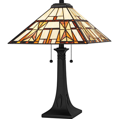 Quoizel - TF6814MBK - Two Light Table Lamp - Kaylor - Matte Black