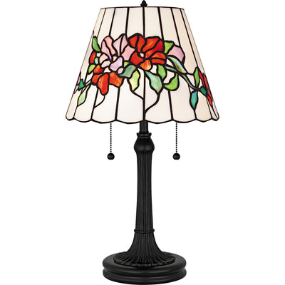 Quoizel - TF6817MBK - Two Light Table Lamp - Aurora - Matte Black