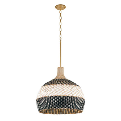 Crystorama - ZAN-9005-SG-MK - Five Light Pendant - Zanzibar - Soft Gold