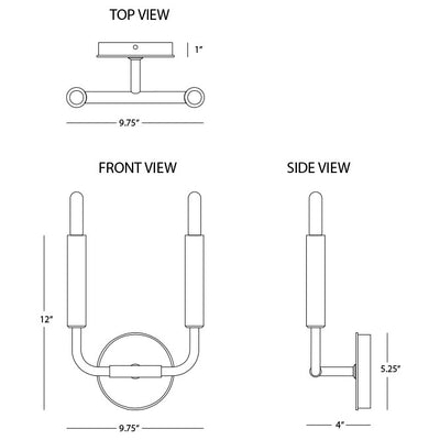Mavisten Edition Carbonia Wall Sconce