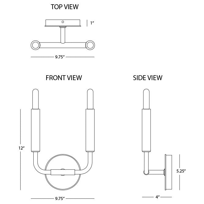 Mavisten Edition Carbonia Wall Sconce