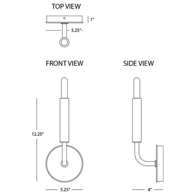 Mavisten Edition Carbonia Wall Sconce