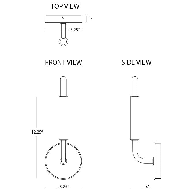 Mavisten Edition Carbonia Wall Sconce