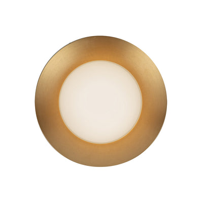 Kuzco Lighting - WS77909-BG/OP - LED Wall Sconce - Cleo - Brushed Gold/Opal Glass