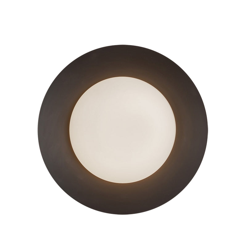 Kuzco Lighting - WS77909-BK/OP - LED Wall Sconce - Cleo - Black/Opal Glass