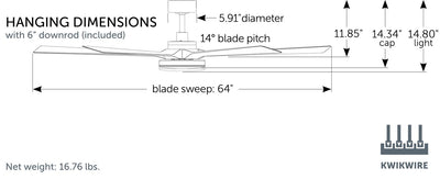 TorchAire Ceiling Fan
